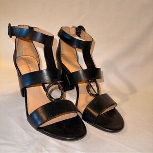 ANTONIO MELANI Black Strappy Heels